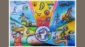 Atmanirbhar Bharat Digital India Painting Competition Online Art Classes Youtube