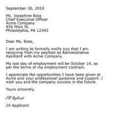 Resignation Letter Example Job Resignation Letter Resignation Letter Sample Professional Letter Format