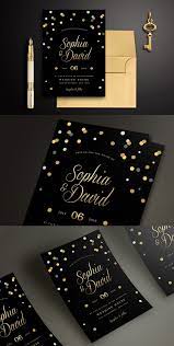Wedding invitation card vectors (223,471). Black Gold Wedding Invitation Gold Wedding Invitations Wedding Invitation Cards Wedding Invitation Card Template