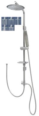 Duschgarnitur Ohne Armatur Regendusche 5 Funktionen Variable Halter 1006 R5
