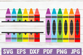 Svg cut file, dxf cut file, eps vector file, png transparent background 300ppi , jpeg file, please note: Crayons Split Monogram Svg Cut File Commercial Use 247303 Cut Files Design Bundles