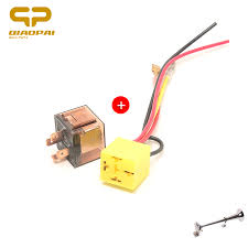 Pull the relay out of its socket and check across the coil with the ohmmeter section of the multimeter. 1pc Universal Car Horn Relay 12v 24v 100a Motorcycle Waterproof Relay 4 Pin Lamp Air Conditioner Socket Double Electric Shock Multi Tone Claxon Horns Aliexpress