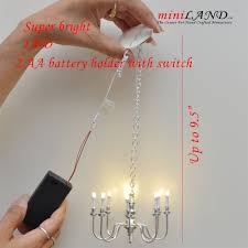 Playscale Silver 8 Arms Chandelier 1 6 Barbie Scale Battery Operated Led Light Lamp For Dollhouse Miniature