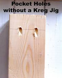 How To Make Pocket Holes Without A Kreg Jig Learn Woodworking Woodworking Wood Diy