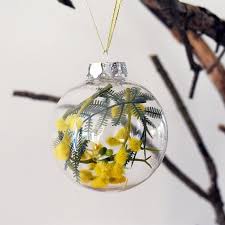 Australian Golden Wattle Christmas Bauble Artificial Flower Etsy Christmas Decorations Australian Australian Christmas Aussie Christmas