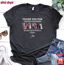 Selena quintanilla is an usa with a busy schedule, though she tries to take time for her hobbies. Selena Quintanilla Perez Thank You For Your Music And The Memories Signature Shirt Hoodie Sweater Long Sleeve And Tank Top