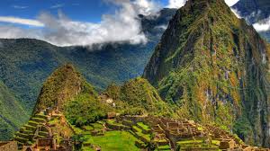 Amazing Mountain Green View 1366x768 Wallpaper Huayna Picchu Machu Picchu Peru Machu Pichu