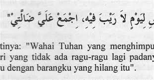 Tapi doa ini adalah ikhtiar atau cara kita berusaha agar allah swt berkenan membantu kita menemukan dan mengembalikan. Ahmad Fahmi Shefalitayal