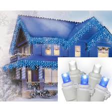 These icicle lights come with spare bulbs and fuses, and if one light burns out, the others will still stay lit. Brite Star Set Of 70 Pure White And Blue Led Icicle Christmas Lights White Wire 31450623 The Home Depot