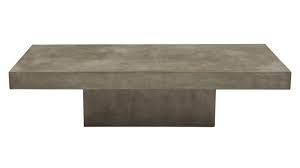 Product title jaxpety metal x frame coffee table wood rectangle coffee table in gray wash with black painted hardware average rating: Element Rectangular Grey Concrete Coffee Table