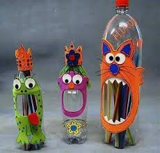 Pin By Simone Smithwick On Halloween Bottle Crafts Plastic Bottle Crafts Crafts For Kids