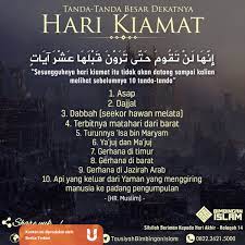 Jika benang tersebut putus, maka sebagiannya akan mengikuti. Dalil Tentang Hari Akhir Jangan Diabaikan Kumparan Com