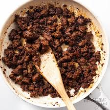 In the meantime, place the ground beef into a large mixing bowl. Easy Keto Korean Ground Beef Bowl Recipe Wholesome Yum