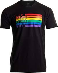 The first four letters of this standard abbreviation are fairly straightforward: Amazon Com Pride Flag Meaning Lesbian Gay Bisexual Transgender Lgbtq Men Women T Shirt Clothing