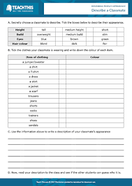 Repeat stealers often act in other bad ways, too. Describing People S Appearance Esl Activities Worksheets Lessons Games