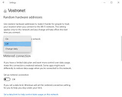 Disable MAC Randomisation
