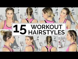 3 Workout Hairstyles For The Gym Easy Hair Tutorial Youtube Workout Hairstyles Easy Workout Hairstyles Athletic Hairstyles