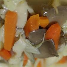Oh ya sawi jepun bantu kulit kekal muda. Sup Sayur Cendawan Tiram