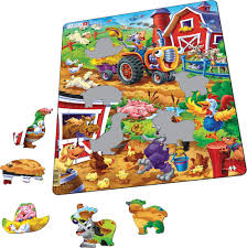 Barnyard is a 2006 cg animated film from nickelodeon, which was later spun off into a tv series. Us15 Happy Days For The Barnyard Animals Motif Puzzles Larsen Puzzles