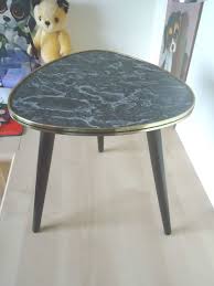 Vintage German 1950s Small Formica Top Coffee Side Table Retro Coffee Tables Coffee Table Table