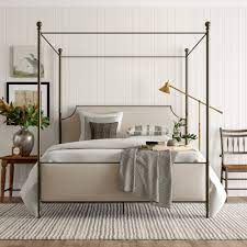 Click the image for larger image size and more details. Red Barrel Studio Jasman Low Profile Canopy Bed Reviews Wayfair