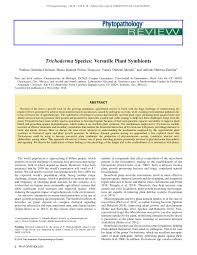 Su sala, teatro la memoria, ha permanecido. Pdf Trichoderma Species Versatile Plant Symbionts