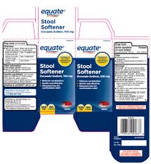Docusate decreases surface tension and emulsification of fecal matter and allows water to penetrate and mix with stool. Buy Docusate Sodium Stool Softener 100 Mg 1 Equate Wal Mart Stores Inc