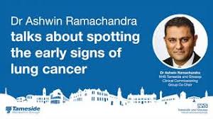 The early signs and symptoms of lung cancer may be what's considered typical (persistent cough, shortness of breath, or there are several signs of lung cancer that are relatively common, although they can be subtle and easily attributed to something else. Lung Cancer Nhs Tameside And Glossop Clinical Commissioning Group