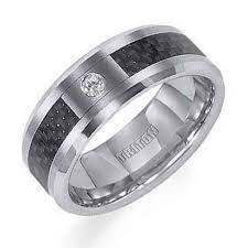 Triton Tungsten Carbide And Black Carbon Fiber Diamond Comfort Fit Band 8mm Tungsten Carbide Wedding Rings Mens Wedding Rings Tungsten Tungsten Carbide Wedding Bands