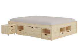 Letto una piazza e mezzo contenitore velluto blu 140 x 200 cm landes beliani it from pictureserver.net 80x200 cm, 90x200 cm piazza e mezzo: Letto Alla Francese 140x200 Rete A Doghe Con Cassetti 1 Piazza E Mezzo Camera Bricoshop24