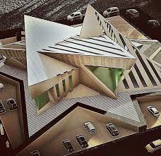 Model Maket Design Hotel Kavramsal Mimari Futurist Mimari