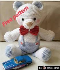 Amigurumi Crochet Ayicik Teddy Bear Free Pattern Ayicik Orme Olmayan Desenler Teddy Bear