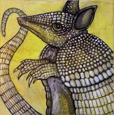 Little Armored One The Armadillo By Lynnette Shelley Armadillo Art Original Animal Art Animal Art