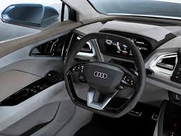 Though the exterior photos don't reveal much, we finally get a look at the production interior. Audi Q4 E Tron Concept Images Hd Audi Q4 E Tron Concept Interior Exterior Photo Gallery Drivespark