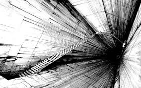Abstract Black And White Wallpaper Desktop Stairs Manga Tsutomu Nihei Monochrome Hd Wallpaper Desktop Background Abstract Art Wallpaper Black And White Abstract Black And White Painting