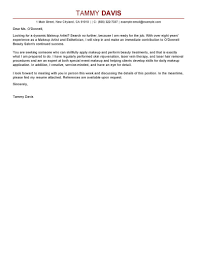 Sample arts coordinator cover letter. Professional Beauty Artist Cover Letter Examples Livecareer