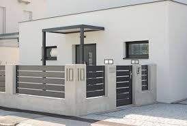 Nowoczesne Ogrodzenia Warszawa Aludom Minimalistisch Wohnen Produktdesign Carport Modern