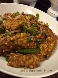 Resepi sambal ikan bilis dan tempe goreng. Resepi Tempe Goreng Sambal Belacan Sambal Tempe Goreng Indonesian Food