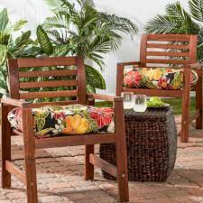 greendale home fashions 20 in outdoor seat cushion prints set of 2 oc6800s2 esprit outdoor chair cushions outdoor seat cushions outdoor chairs