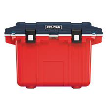 Pelican protective cases are watertight. Pelican 50 Qt Elite Cooler Americana Red Blue White 50q 5 Redblu Wht The Home Depot