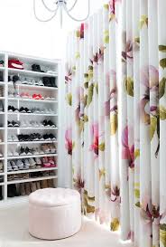 Sets up in seconds for additional seating. Pink And Green Walk In Closet Curtains Contemporary Closet