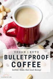 Vegan Bullet Coffee Coconut Oil And Cacao Butter Keto The Worktop Recipe Bulletproof Coffee Recipe Coffee Drink Recipes Vegan Bulletproof Coffee