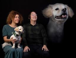 Getpetportrait.com provides you with the royal pet portraits of your pets to make them look dignified, personified, as well as funny to bring a smile to your face every time you see the painting. 80s Style Double Exposure Portraits Of Pets With Their Owners By Danielle Spires