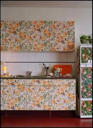 Pin By Misti K On کابینت Wallpaper For Kitchen Cabinets Kitchen Wallpaper Kitchen Interior