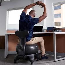 Lift both legs up toward your chest, keeping your legs bent at the knees. Classic Balance Ball Chair Gaiam