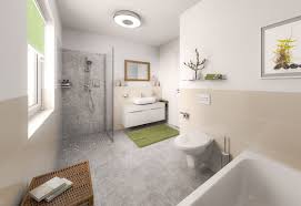 Modernes Badezimmer Barrierefrei Mit Bodengleicher Dusche Inneneinrichtung Ideen Massivhaus Bungalow 78 Von Town Coun Bungalow Massivhaus Town Country Haus