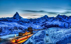 Tons of awesome winter wallpapers 1920x1080 to download for free. Zug Durch Das Matterhorn In Der Schweiz Hd Hintergrundbilder Herunterladen