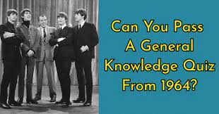 Did you tune in to the debut of the quiz game show jeopardy! Can You Pass A General Knowledge Quiz From 1964 Quizpug