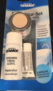 Wie eine reparatur mit etwas handwerklichen. Cramer Badewannen Duschwannen Waschbecken Reparatur Set In Bahamabeige Ebay
