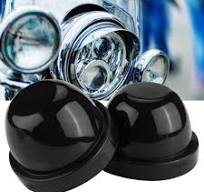 Cubierta Antipolvo Para Faros Delanteros, 2 Piezas De 3.543 In De Goma  Negra Para Coche, Cubierta De Polvo LED Para Faros Delanteros, Sello ...